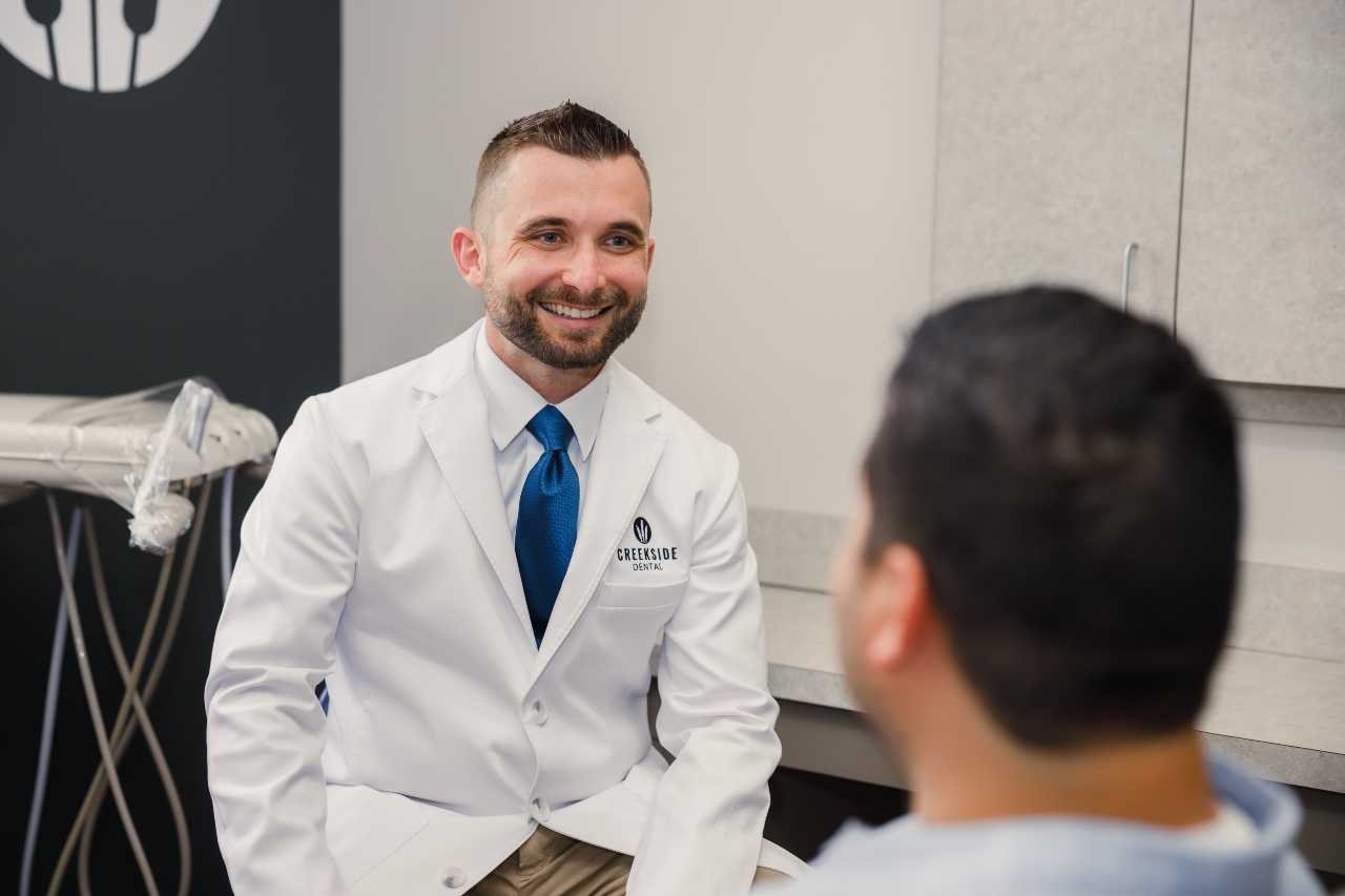 consulting dentist about dry socket Creekside Dental