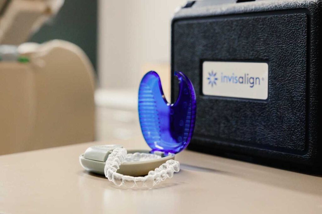 Invisalign aligners from Creekside Dental
